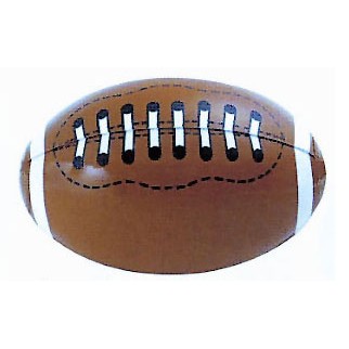 6" Inflatable Football Beach Ball