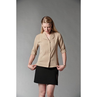 Female Wing Collar Camp Shirt