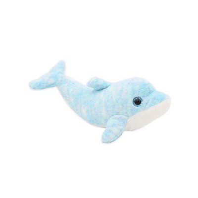 Custom Plush Light Blue Dolphin