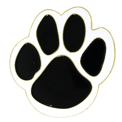 Black Paw Pin