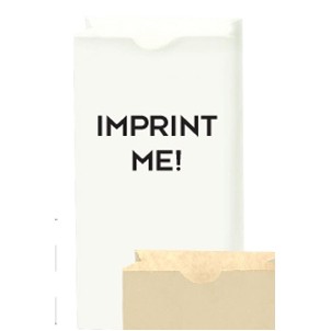 White Kraft 12# Paper SOS Bag