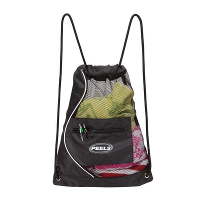 Mesh Drawstring Backpack