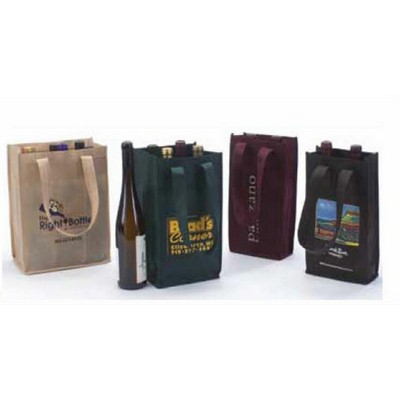 Wine Non Woven Tote Bag (5"x5"x12")