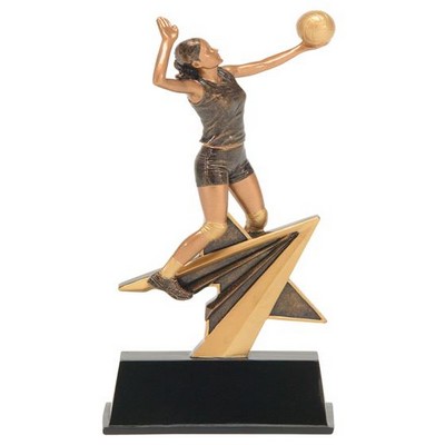 Volleyball, Female, Star Power Sport Resins - 7"