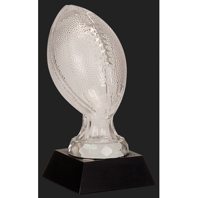 Foot Ball Glass / Marble Award M - 7 1/2'' h