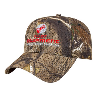 Polyester Large Mesh Camo Cap