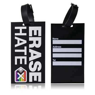 3.5" 2D PVC Luggage Tag