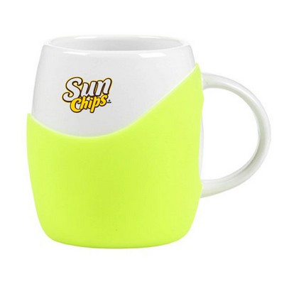 14 oz Rotunda with Silicone Band Mug