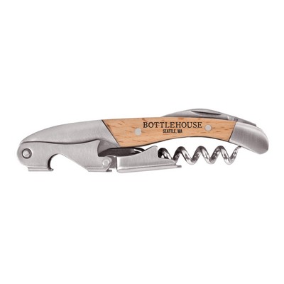 Timber™: Double-Hinged Corkscrew by True