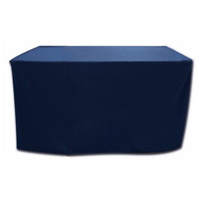 4' Premium PolyKnit™ Blank Fitted Style Table Cover (48"x24"x29")