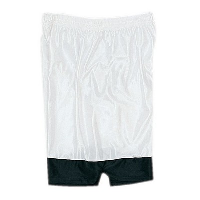 Cool Mesh Adult 9" Inseam Athletic Short w/Contrast Leg Panel