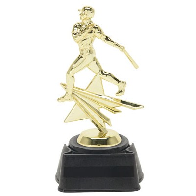 Baseball Star Figure Trophy Male 8-1/4" Tall