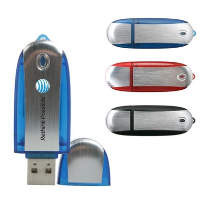 4GB USB Flash Drive w/Removable Cap