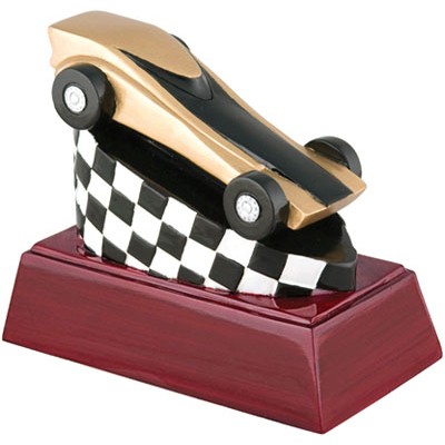 Pinewood Derby Resin Award - 3 1/4" Tall