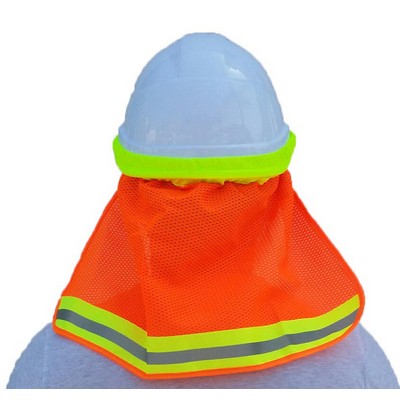 3C Products Safety Orange Neck Shade Cover Hard Hat