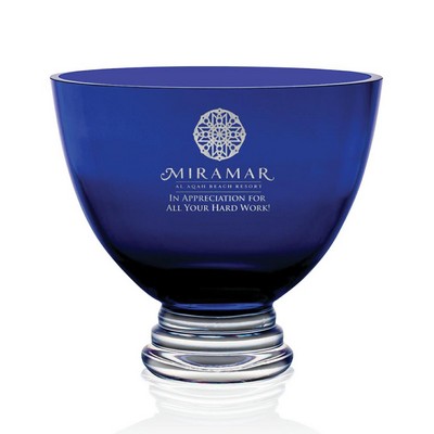 Alexandra Footed Bowl - Cobalt 8"