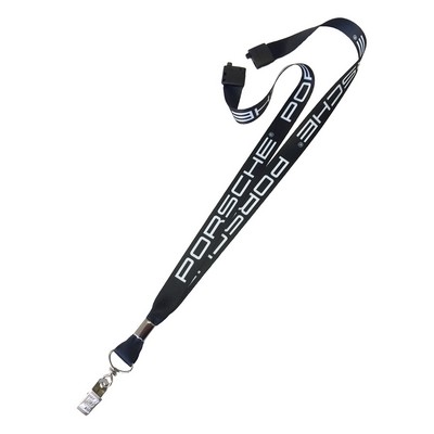 3/4" Sublimation Lanyard w/Safety Breakaway