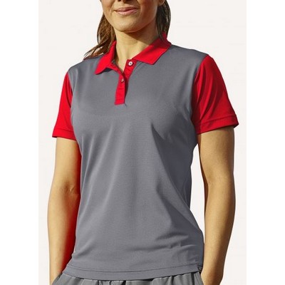 Ladies' Corvette Recharged Hybrid Interlock Color Block Polo