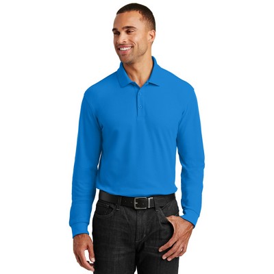 Port Authority® Long Sleeve Core Classic Pique Polo Shirt