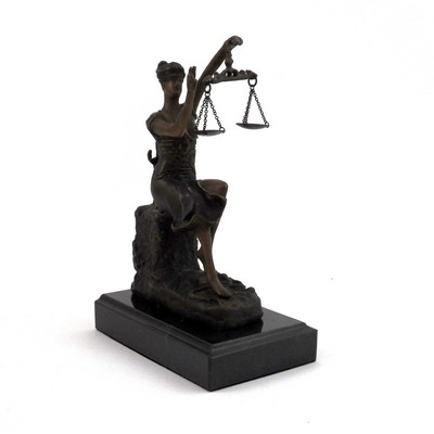 Victorious Lady Justice Sculpture