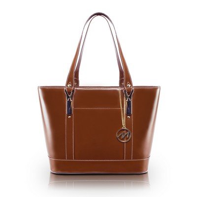 ARYA | Brown Leather Tablet Tote | McKleinUSA