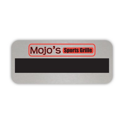 Aluminum Window Badges (1.5"X3.5") Rectangle