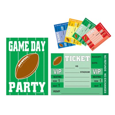 Game Day Football Invitations