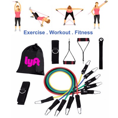 Kidder Exercise Fitness Resistance Bands Set