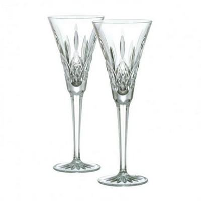 Waterford LISMORE TOASTING FLUTE PAIR