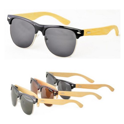 The Club Original - Unisex Bamboo Sunglasses