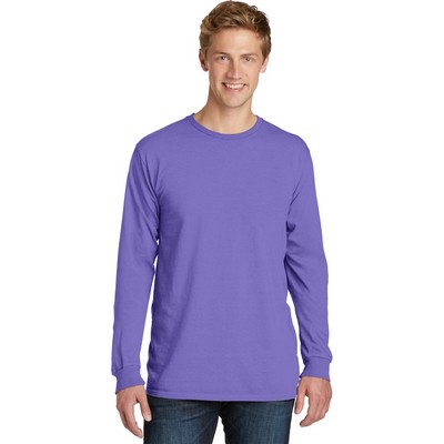 Port & Company® Beach Wash® Garment-Dyed Long Sleeve Tee