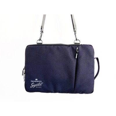 13" Laptop Sleeve w/3 Pockets & Shoulder Strap