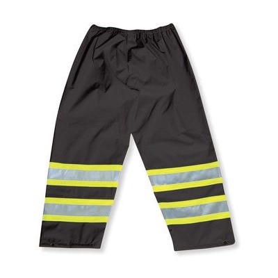 300 Denier Black Polyester Rain Pants