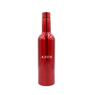 25 Oz. Stainless Steel Wine Bottle