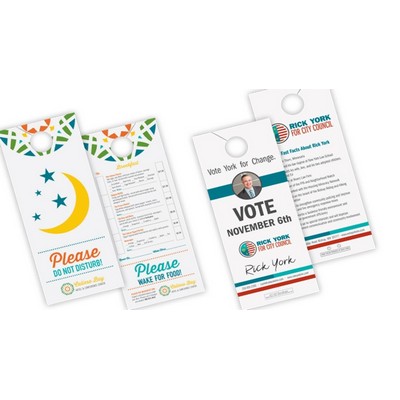 Full Color White 16 pt. C2S Door Hangers (1 Sided)