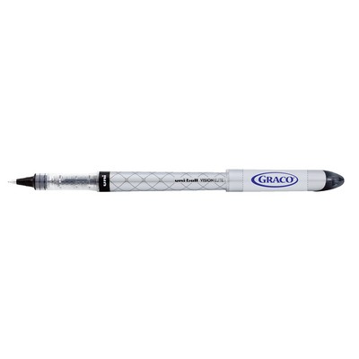 Uniball Vision Elite Designer Series Gel Pen Silver with Black Ink