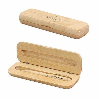 Maplewood Case w/Pen Gift Set