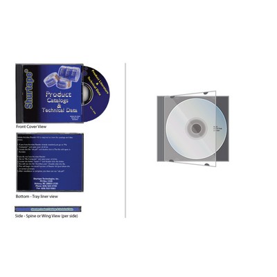 DVDR Blank Recordable Custom Printed in Jewel Case With Inserts