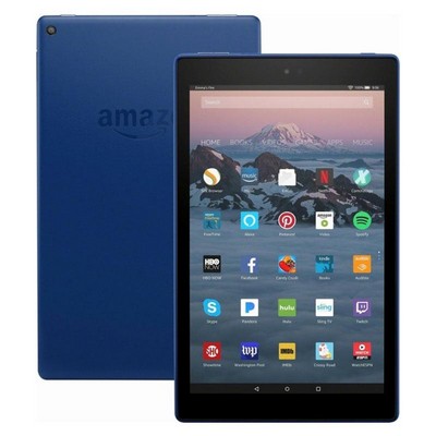 Amazon Fire HD 10 Tablet (10.1" HD Display, 32 GB) w/Alexa (Marine Blue)