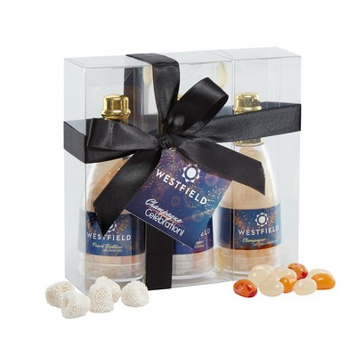 3 Way Champagne Bottle Candy Gift Set