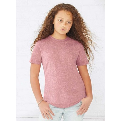 LAT™ Youth Crew Neck Short Sleeve Harborside Mélange Jersey T-Shirt