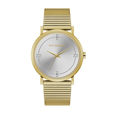 Wittnauer Men's Gold-tone Watch with Diamonds