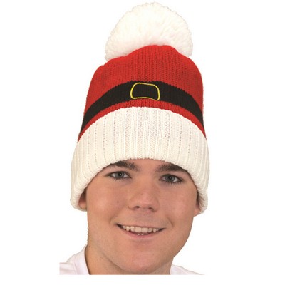 Santa Pants Knit Hat