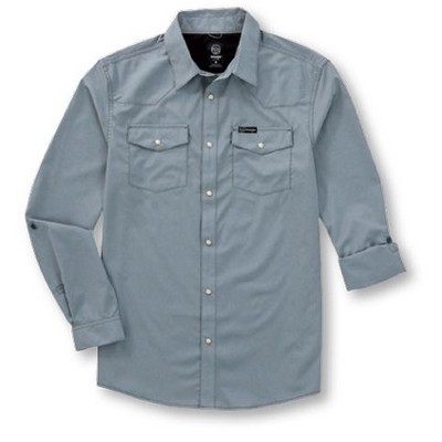 ATG™ By Wrangler® Men's Bering Sea Blue Hike to Fish Utility Long Sleeve Shirt