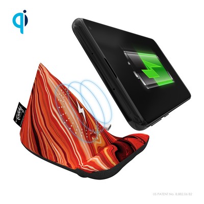 The Wedge™ Mobile Device Stand with Built-in Wireless Charger