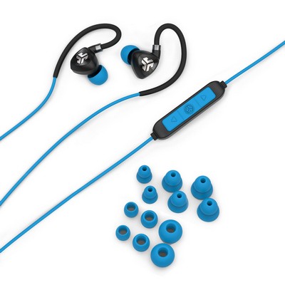 JLab Fit 2.0 Bluetooth Earbuds - Black/Blue