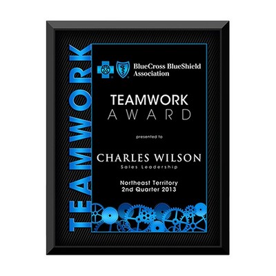 9" x 12" Themed Plaque - Light Blue