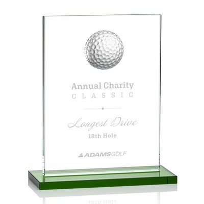 Cumberland Golf Award - Starfire/Green 6"x8"