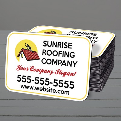 Custom Roofing Car Door Magnet - 18" x 12"