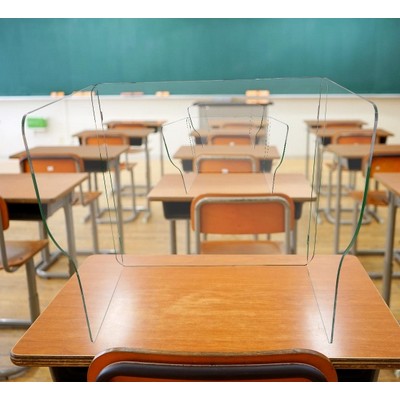 School Desk Sneeze Guard